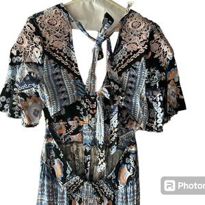 Free People size small bohemian maxi dress